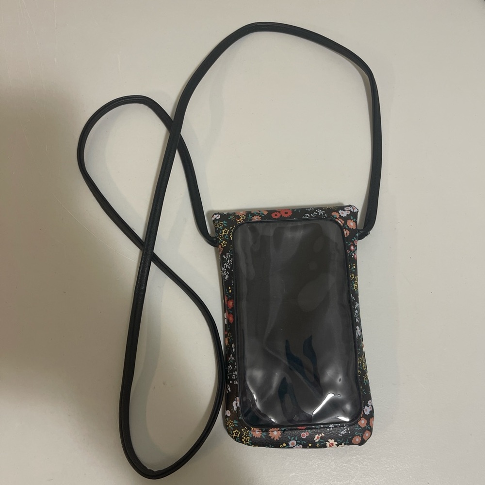 Wild Fable Black Floral Crossbody Bag